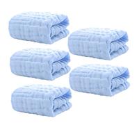 ifundom Baby Burping Cloths 5pcs Multifunctional Washcloths Soft Cotton Quick-Drying Essential Baby Supplies