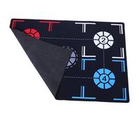 ifundom Basketball Training Mat Silent Shock Absorption Non-Slip Pad for Dribble and Footwork Practice for Home Gym Indoor Training Sessions and Portable for Basketball Trainer Use