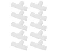 ifundom Bath Bucket Three-Way Joint 10pcs White Plastic Bath Barrel Accessories for Soaking tub Heavy Duty Support