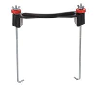 ifundom Battery Hold Down Bracket Kit with Rubber Strap Secure Clamp for Car Van Truck Boat Complete with J Hooks Wing Nuts Washers Easy to Install and Store