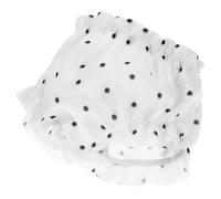 ifundom Bear Doll Underwear Plush Shorts Accessory for Stuffed Animals Pretend Play White Black Dots Suitable for Bear Doll Dress up and Replacement Toy Clothing