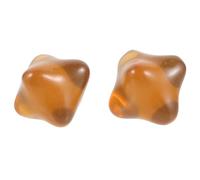 ifundom Beeswax Handheld Massage Ball 2Pcs Hexagonal Rolling Hand Balls for Finger and Palm Exercise Stress Relief and Hand Training Relaxation Tool