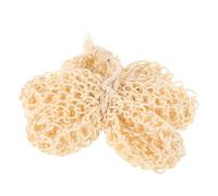 ifundom Beige Sisal Exfoliator Ball for Shower with Foaming Action, Bath Body Scrubber for Adults, Removes Dead Skin Cells, Simple Style Bathing Accessory for Smooth Skin Cleansing