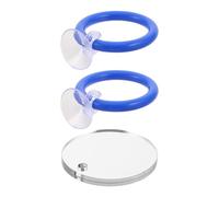 ifundom Betta Fish Training Ring Mirror Suction Cup Toys Set for Aquarium Enrichment Fish Mirror Exercise Ring Small Compact for Tank Ornaments