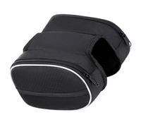 ifundom Bike Front Frame Pouch Simple and Convenient Smartphone Holder for Bicycles Easy Installation Fits Essentials for Cycling Enthusiasts Black Color