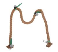 ifundom Bird Cotton Rope Perch for Parrots Climbing Swing Toy for Birds Chewing and Adventure Easy to Attach and Create Cozy Atmosphere