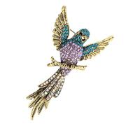 ifundom Bird Shaped Eagle Brooch Pin for Men and Women, Versatile Accessory with Fine Craftsmanship, Zinc Alloy and Rhinestone Material, Unique Design for Gatherings and Parties