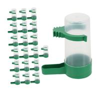 ifundom Birds Drinking Bottle Parrot Water Drinker Plastic Bird Cage Feeder Quail Drink Cup