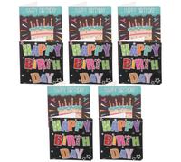 ifundom Birthday Cards Decorative for Writing and Expressing Blessings 10pcs Simple and Chic Made of Paper Greeting Cards Suitable for Celebration
