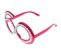 ifundom Birthday Glasses 60th Birthday Party Eyeglasses Number Crystal Frame Novelty Eyewear Anniversary Glasses Funny Costume Sunglasses for Celebration Party Favors