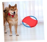 ifundom Bite-resistant Pet Flying Disc Lightweight Soft Dog Throwing Disc for Outdoor Indoor Training Active Play Suitable for Golden Retriever Samoyed and Breeds Random Color Random Color