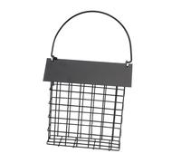 ifundom Black Bird Feeder Basket Decorative Hanging Fodder Container for Garden Outdoor Trees Design to Attract Backyard Birds Convenient Feeding Bowl