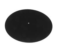 ifundom Black Felt Record Player Mat Universal Fit Turntable Platter Mat for Vinyl Records to Reduce Noise for Home Listening
