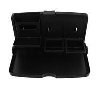ifundom Black Foldable Car Seat Back Tray Table with Phone Holder | PP Build, Drink Holder and Rear-seat Organizer, for Road Trips, Parents
