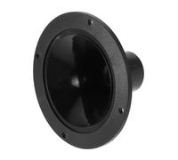 ifundom Black Plastic Screw on Horn Adapter, 127mm round Loudspeaker Accessory with Internal Thread, Lightweight Sound Amplification Horn Body for Stage and Car Use