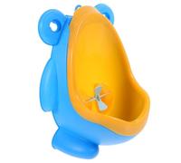 ifundom Boy Cartoon Frog Urinal Potty Trainer, Wall-Mounted Portable Pee Training Tool for Boys, Blue with Green Airplane Design, Suitable for Toilet Training Random Style