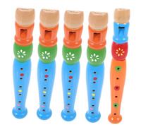 ifundom Boys and Girls Clarinet Toy 6-hole Wooden Recorder Wind Instrument for Children Musical Present for Boys and Girls