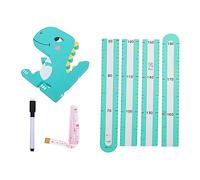 ifundom Boys and Girls Height Wall Sticker Removable Dinosaur Design Height Chart Growth Chart for Nursery Fun Measurer