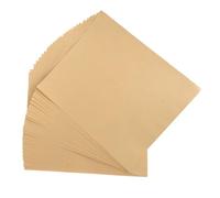 ifundom Braille Writing Paper Sheets with Smooth Surface and Versatile Compatibility 50pcs Khaki Colour for Blind People for Daily Practice and Learning at Home