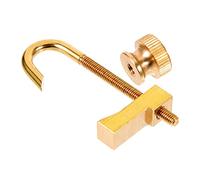 ifundom Brass F-shaped Clamp Violin Crack Repair Luthier Tool Golden Wear Resistant Instrument Accessory for Professional Violin Makers Preserving Instrument Life