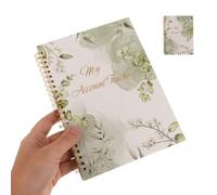 ifundom Budgeting Notebook for Small Business and Personal Use - Ledger Book for Bookkeeping, Checkbook Register with Daily Expense Tracker, Finance Planning Journal, Vine Pattern Cover