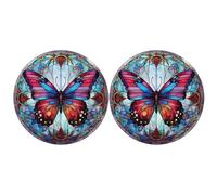 ifundom Butterfly Electrostatic Window Decals 10 Inch Anti Bird Strike Window Stickers Removable Static Cling for Glass Doors and Windows Home Safety Decoration