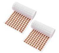 ifundom Cabinet Door Protector Cork Pads 2000Pcs Adhesive Bumper Pads 10Mm Diameter for Furniture and Door Frame Noise Reduction in Residential Settings