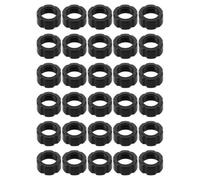 ifundom Car Phone Mount Replacement Parts 30pcs Black 17mm Plastic Tightening Rings with Universal Compatibility for Driving Car Mounts