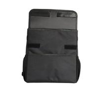 ifundom Car Trash Bag 12l Large Capacity Waterproof Folding Garbage Holder with Buckle Strap Hook, Space-saving Nylon and Peva Material for Outdoor and Car Seat Back Storage