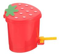 ifundom Cartoon Strawberry Trash Can Desktop Trash Can Plastic Cute Simple Lovely Pattern No Peculiar Smell Desktop Decoration Anywhere in The House Random Color