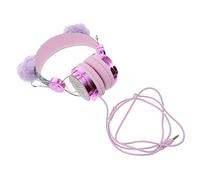ifundom Cat Ear Headphones Kids Headphones Boys Girls Soft 120cm Long Cable Cat Design Children Headset Mic