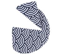 ifundom Cat Litter Box Door Curtain Wave Pattern for Self-Cleaning Automatic Cat Toilet, Replacement Privacy Flap for Litter Box with Pet Supply Kit, Dustproof Barrier for Kitten Bathroom