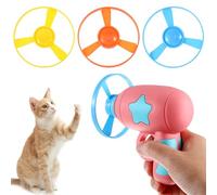 ifundom Cat Toys for Boys and Girls Ufo Gyroscope Toy Flying Spinner Interactive Training Cat Plaything Boy Girl Safe Material