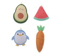 ifundom Catnip Toy Cat Chew Toy Cat Toy 4pcs Felt Interactive Random Style for Kitten Adult Teething Chew Plaything Protects Furniture