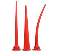 ifundom Caulk Nozzle Applicator Set Precise Control and Accurate Application with Extended Rubber Structure Including Thick, Curved, and Tips 3pcs for Effective Sealing and Gap