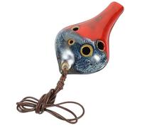 ifundom Ceramic Alto Ocarina Portable Small Wind Instrument for Beginner Practice Ocarina Musical Instruments for Boys and Girls Random Color