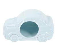 ifundom Ceramic Hamster Hideout Decorative Cooling Nest with Car Shape Design Summer Pet Sleeping Bed for Small Animals Suitable for Hamsters Guinea Pigs and Hedgehogs Indoor Use