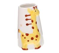 ifundom Ceramic Hamster Waterer Holder Lovely Water Bottle Stand Heavy Duty Small Pet Kettle Holder Yellow Suitable for Hamsters and Small Rodents