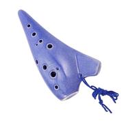 ifundom Ceramic Ocarina Flute for Beginners with Music Book and Sturdy Bag Educational Wind Instrument for Students and Group Lessons Suitable for Practice Performance and Party