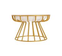 ifundom Ceramic Raised Cat Bowl Set with Gold Iron Stand, Anti-neck Strain Elevated Pet Feeder, Non-tip Paw Print Food Dish for Cats and Puppies - 2 Pieces