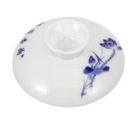 ifundom Ceramic Tea Cup Lid Replacement Heat-Resistant Cover for Teapot Decorative Accessory for Various Tea Cups and Home Use