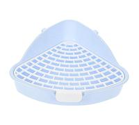 ifundom Chinchilla Guinea Pig Litter Box Small Plastic Potty with Rounded Edges Easy to Disassemble for Indoor Use Outdoor Parks Promotes Toilet Habits for Small Pets