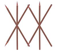 ifundom Chinese Calligraphy Brush Set 6Pcs Small Red Detail Brushes for Modern Calligraphy and Traditional Chinese Painting, for Art and Writing Applications