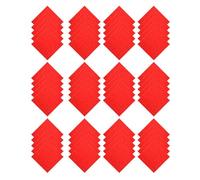 ifundom Chinese Calligraphy Paper 60Pcs Red Gold Fleck Xuan Rice Paper Sheets 22X22Cm for Spring Festival Couplets and Lunar New Year Crafts