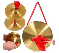 ifundom Chinese Gong Opera Cymbal Percussion Instrument for Hand Pool Performance