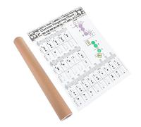 ifundom Clarinet Chord Chart Music Poster Clarinet Fingering Guide for Beginner Practice Large Format Blackwood Instrument