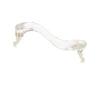 ifundom Clear Acrylic Violin Shoulder Rest with Detachable Chin Pad Ergonomic Design for Enhanced Comfort and Support Essential Violin Accessories