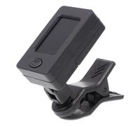ifundom Clip-on Guitar for Acoustic and Bass Guitars, Accurate Electronic Tuning Tool, Black Plastic Design, Easy to Carry for Practice and Performance
