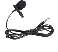 ifundom Clip-on Mini Phone Microphone with Tie Clip, Portable Karaoke Mic for Mobile Phones, Omnidirectional Lavalier Mic for Singing and Recording