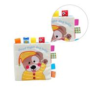 ifundom Cloth Book Soft Fabric Educational Puppy Puzzle for Boy Girl Tear-resistant Washable Learning Activity Book for Boys Portable Early Childhood Bedtime and Sensory